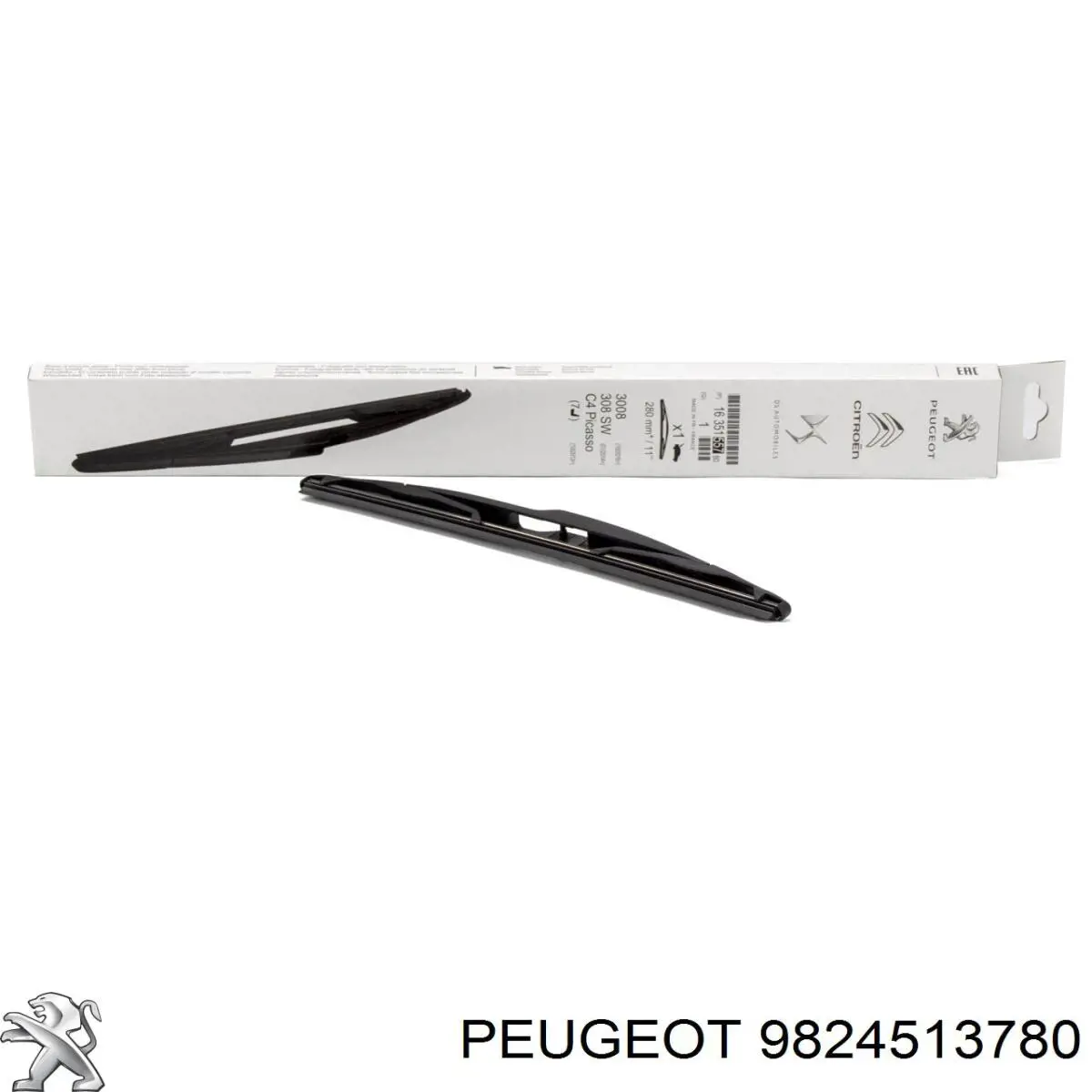 9810312180 Peugeot/Citroen Refuerzo parachoque delantero