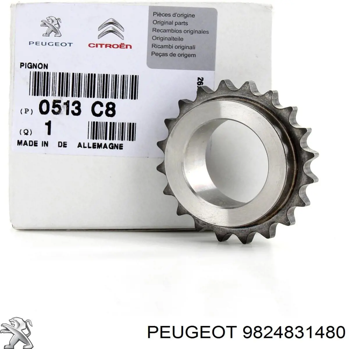 9824831480 Peugeot/Citroen Tensor de cadena de distribución