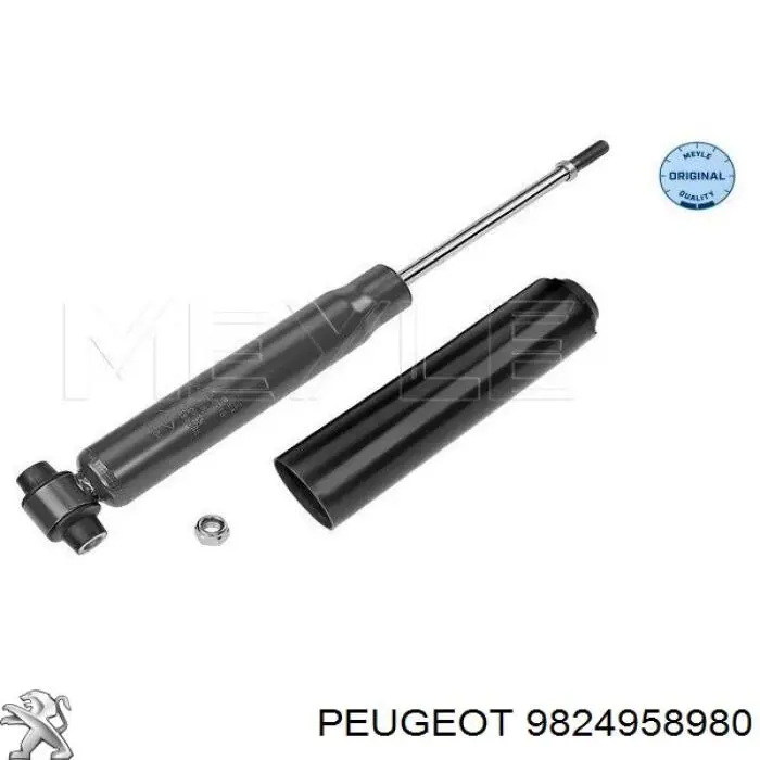 Amortiguadores traseros Peugeot/Citroen 9824958980