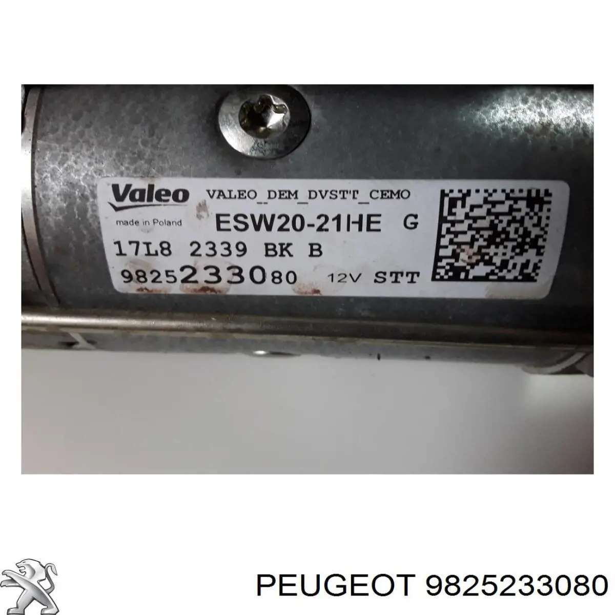 9825233080 Peugeot/Citroen Arranque motores