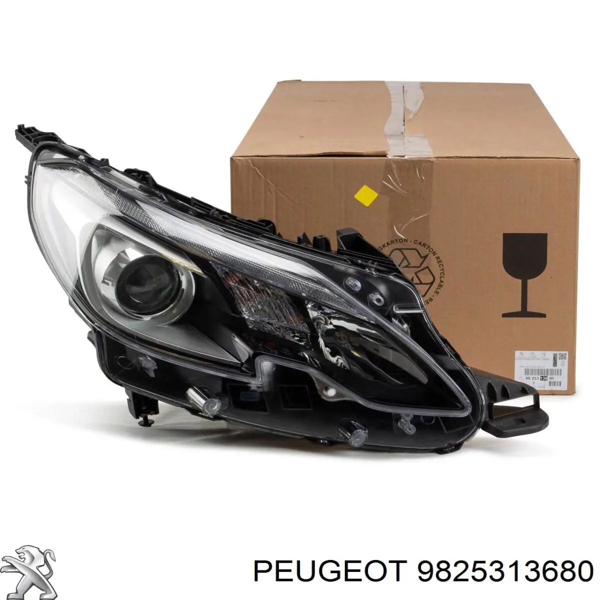 9825313680 Peugeot/Citroen Luz derecha