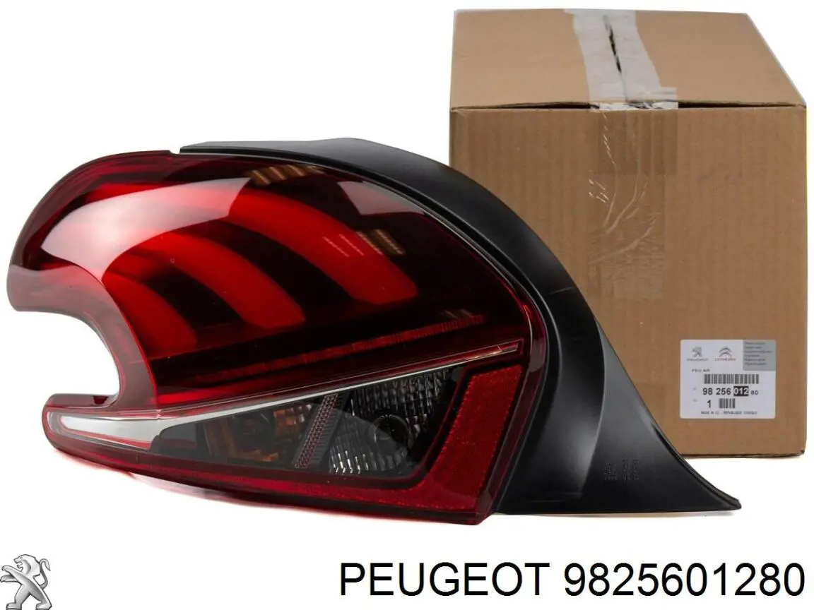 9825601280 Peugeot/Citroen Piloto trasero izquierdo