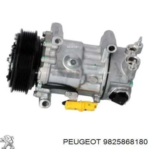 Embrague (bobina magnética) compresor de aire acondicionado Peugeot/Citroen 9825868180