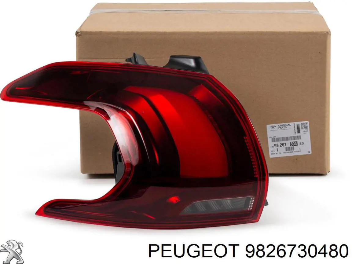 9814747880 Peugeot/Citroen Piloto trasero exterior izquierdo
