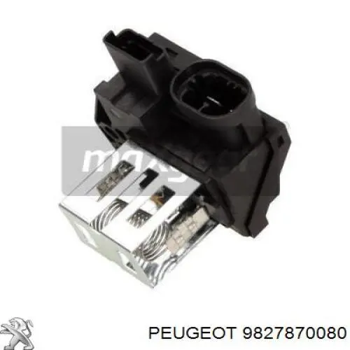 Regulador de velocidad del ventilador de refrigeración (unidad de control) 9827870080 Peugeot/Citroen