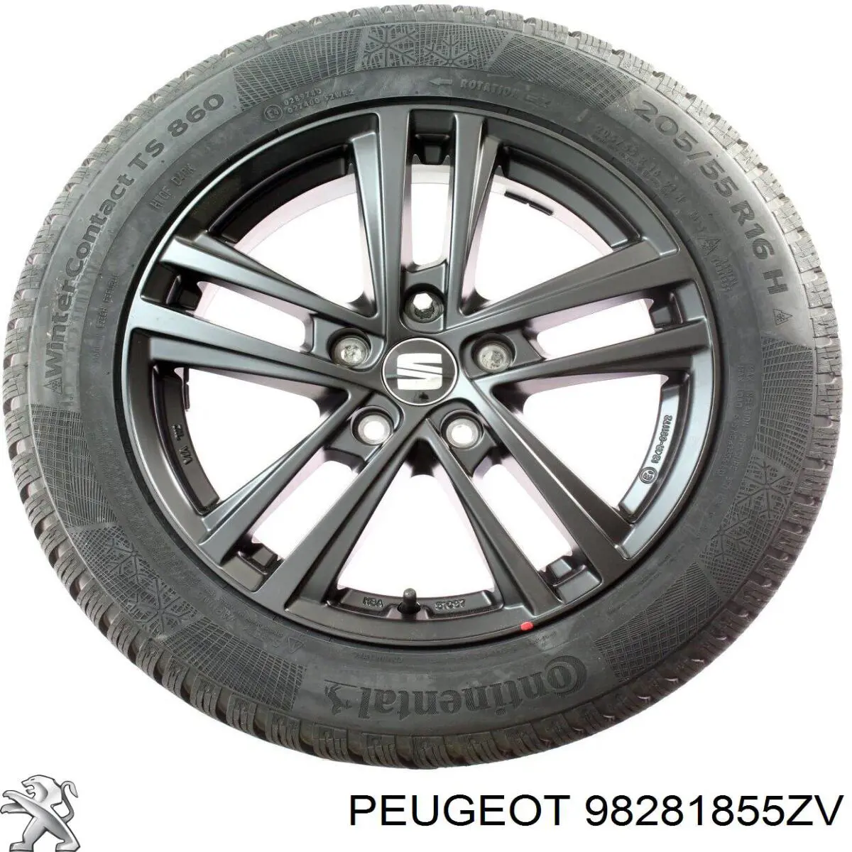 llantas de aluminio Peugeot/Citroen 98281855ZV