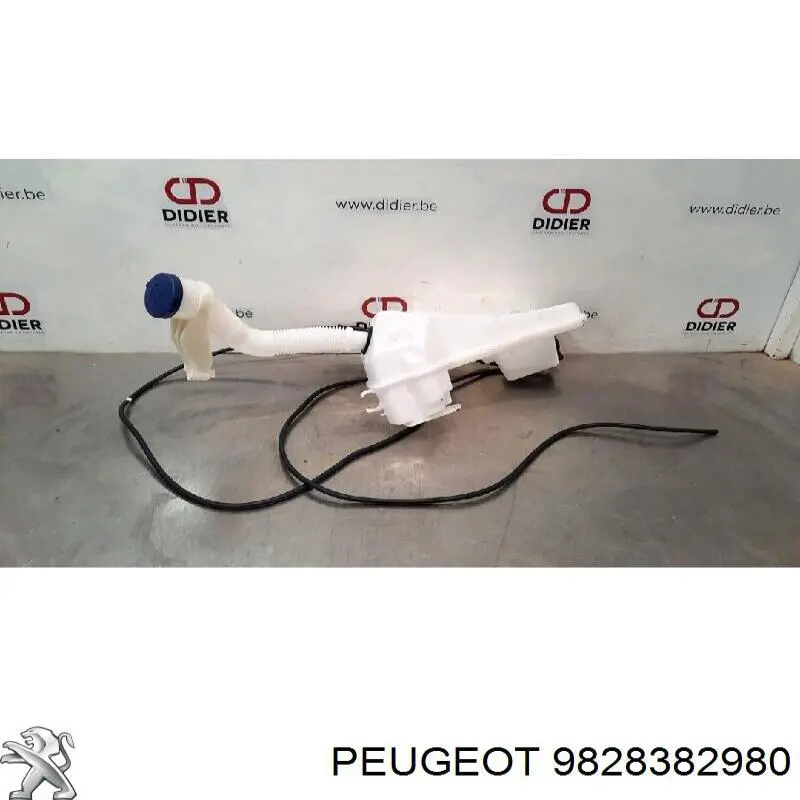 9836393680 Peugeot/Citroen Botella limpiaparabrisas