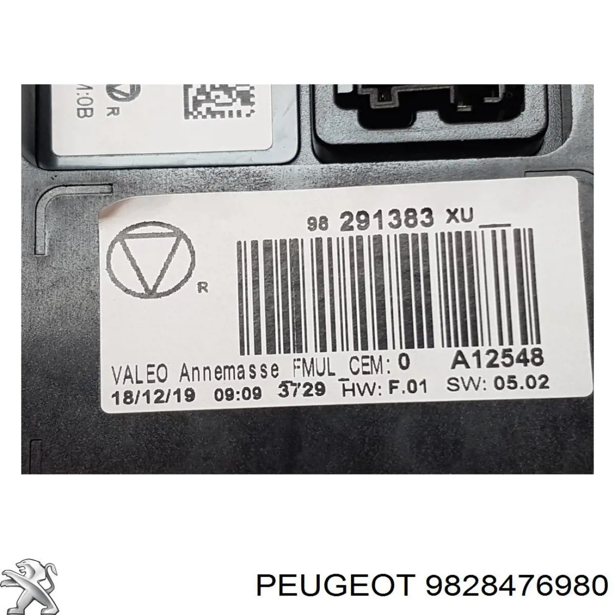 9812006580 Peugeot/Citroen Pantalla multifuncion