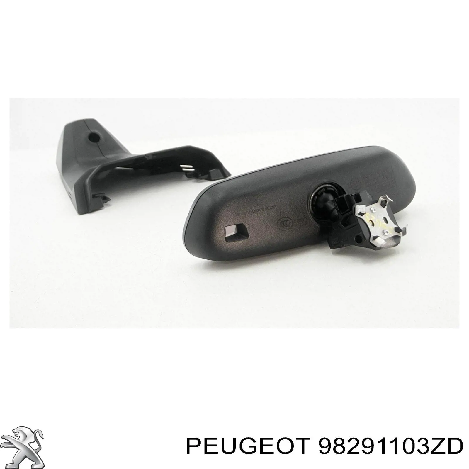 98291103ZD Peugeot/Citroen Cubierta del soporte del espejo interior