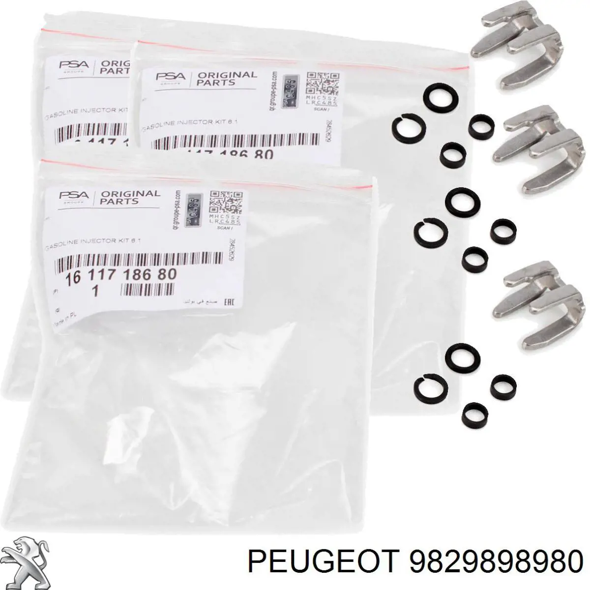 Cárter de aceite del motor 9829898980 Peugeot/Citroen
