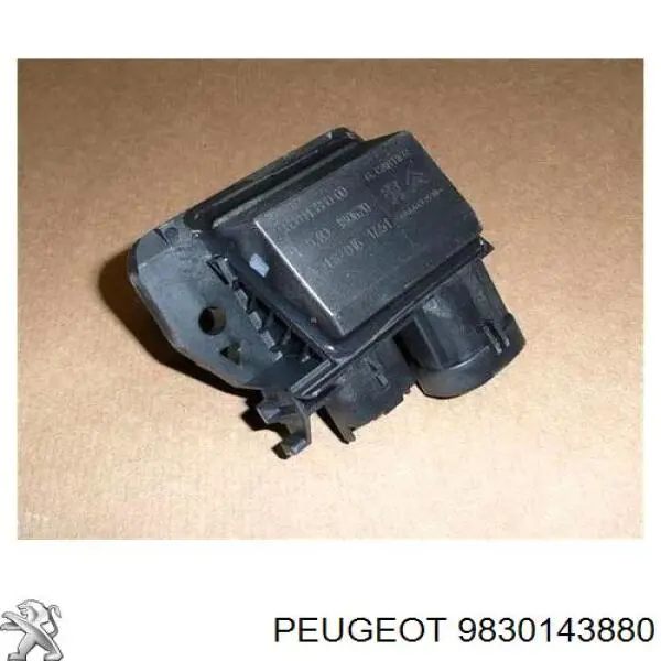 Control De Velocidad De El Ventilador De Enfriamiento (Unidad De Control) Peugeot/Citroen 9830143880