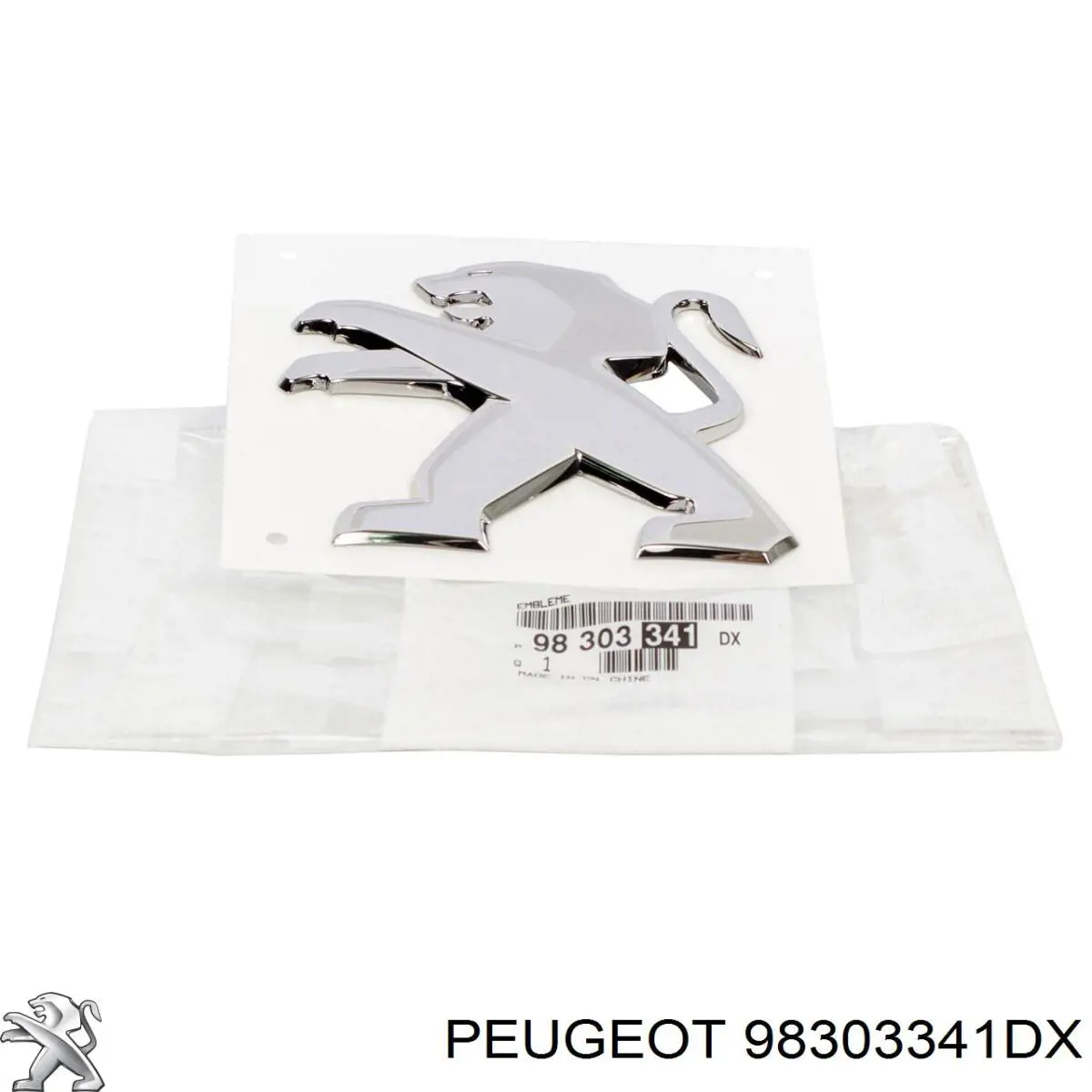98303341DX Peugeot/Citroen Emblema de la parrilla del radiador