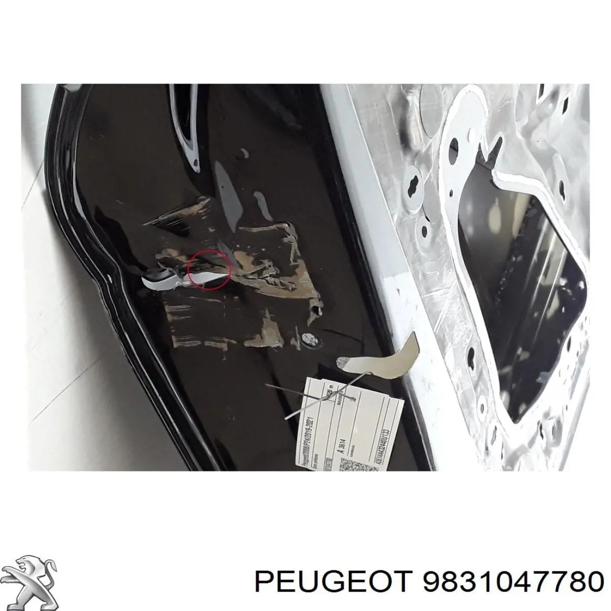 Puerta delantera izquierda 9831047780 Peugeot/Citroen