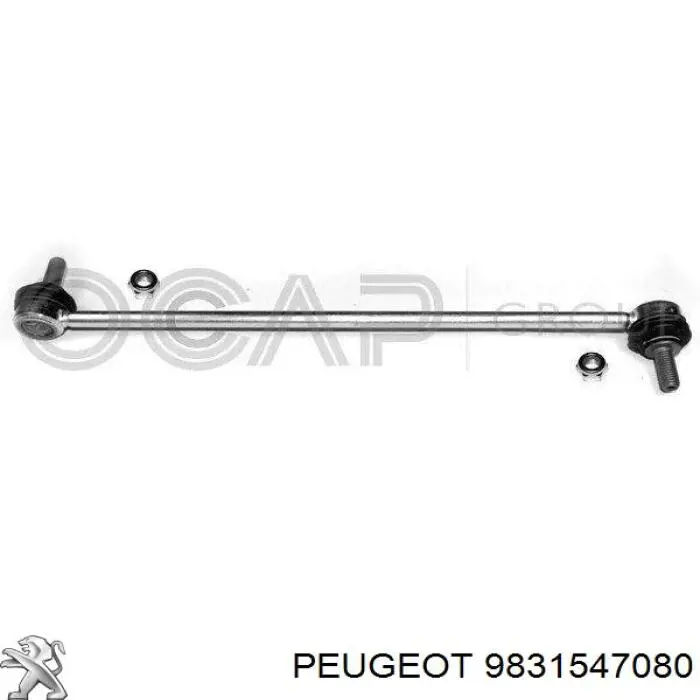 9831547080 Peugeot/Citroen soporte de barra estabilizadora delantera