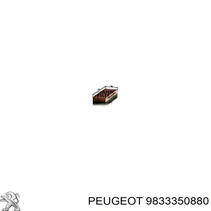 9833350880 Peugeot/Citroen Filtro antipolen