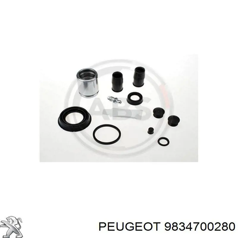 9834700280 Peugeot/Citroen conjunto de muelles almohadilla discos delanteros