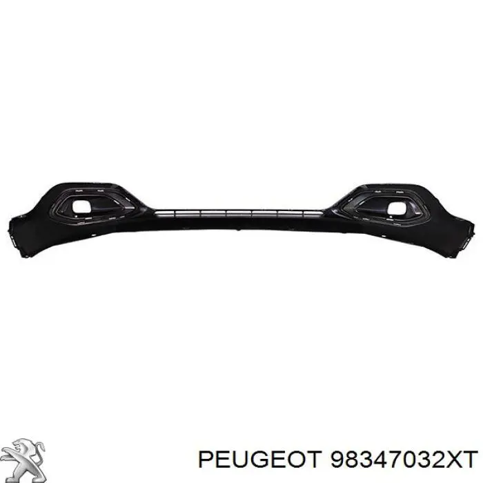 98347032XT Peugeot/Citroen Parachoques delantero, parte inferior