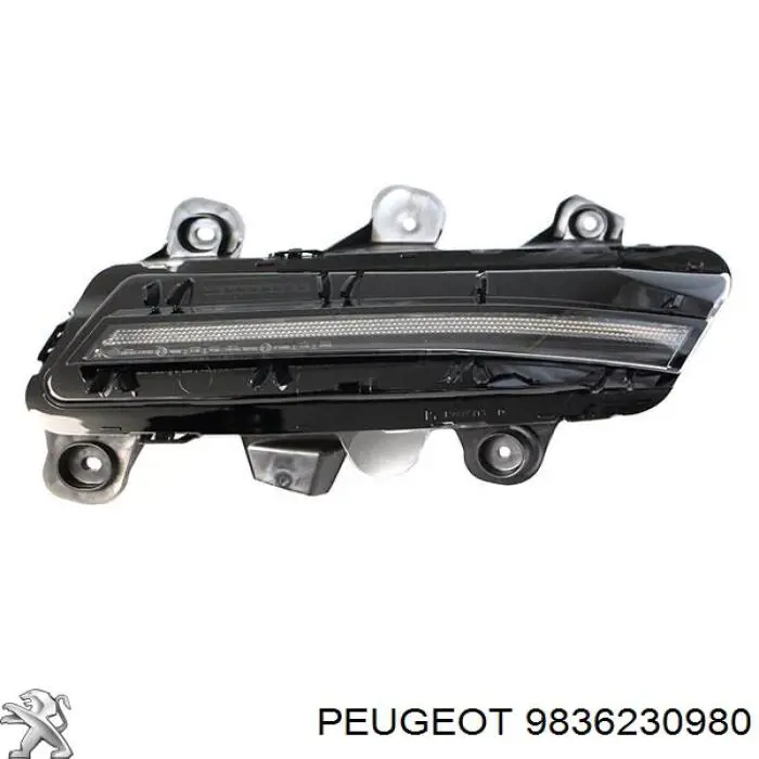 9836230980 Peugeot/Citroen Luz diurna derecha