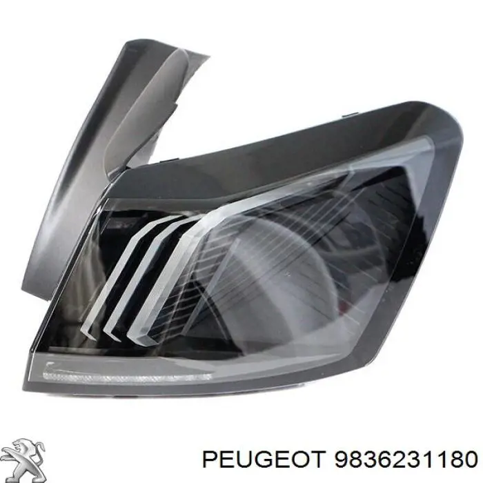 9836231180 Peugeot/Citroen Piloto trasero exterior derecho