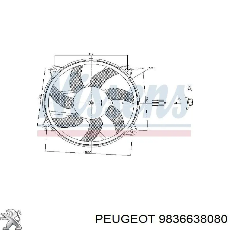 Comprar 9806313580 Opel Ventilador de radiador
