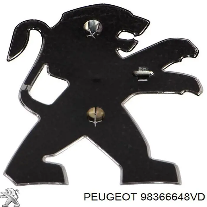 98366648VD Peugeot/Citroen Emblema de la parrilla del radiador