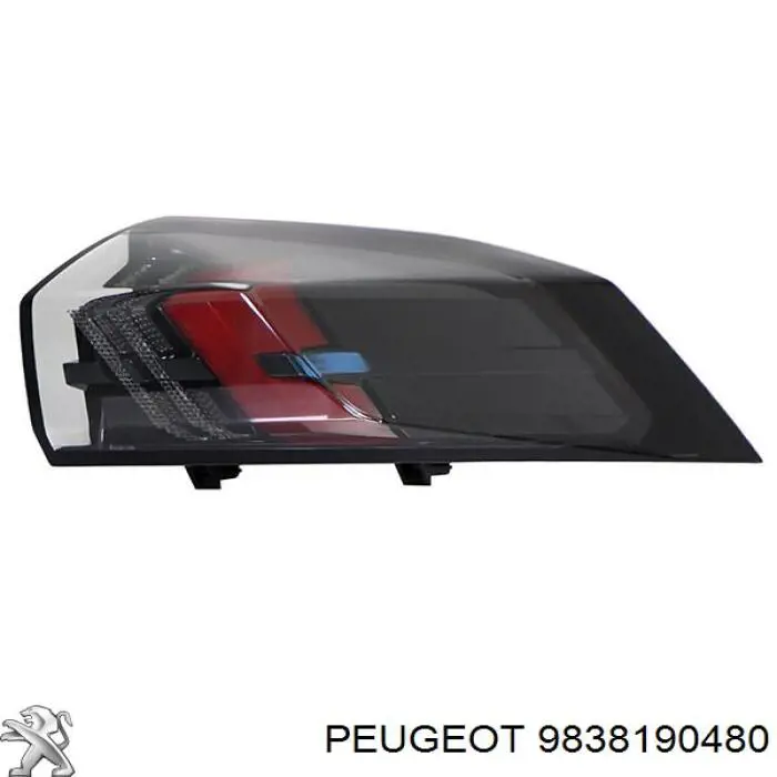 9838190480 Peugeot/Citroen Piloto trasero exterior derecho