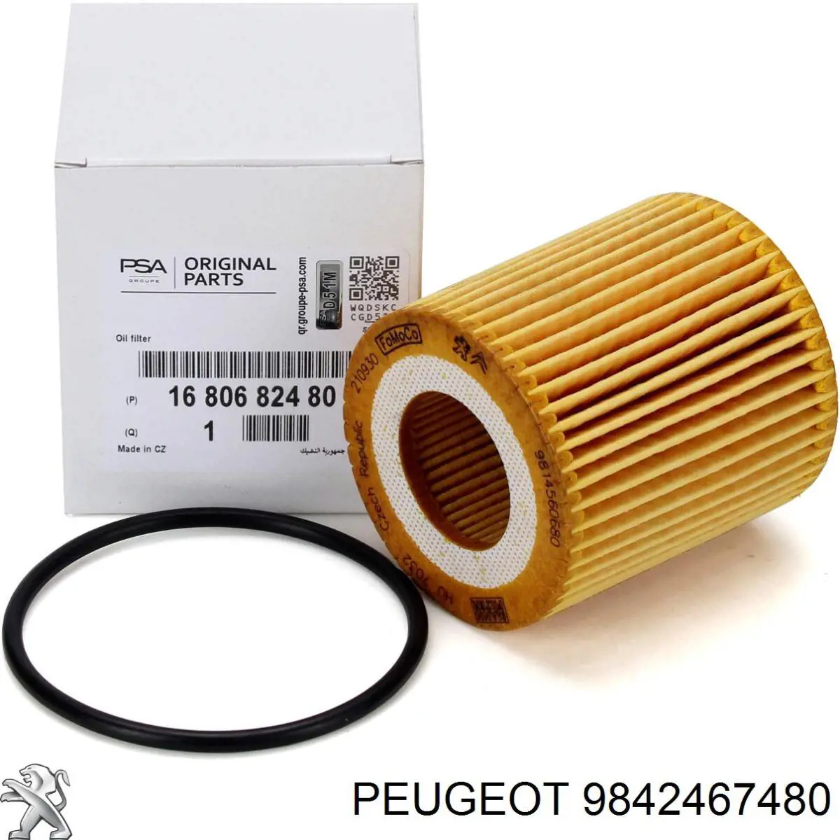 9842467480 Peugeot/Citroen Válvula de escape