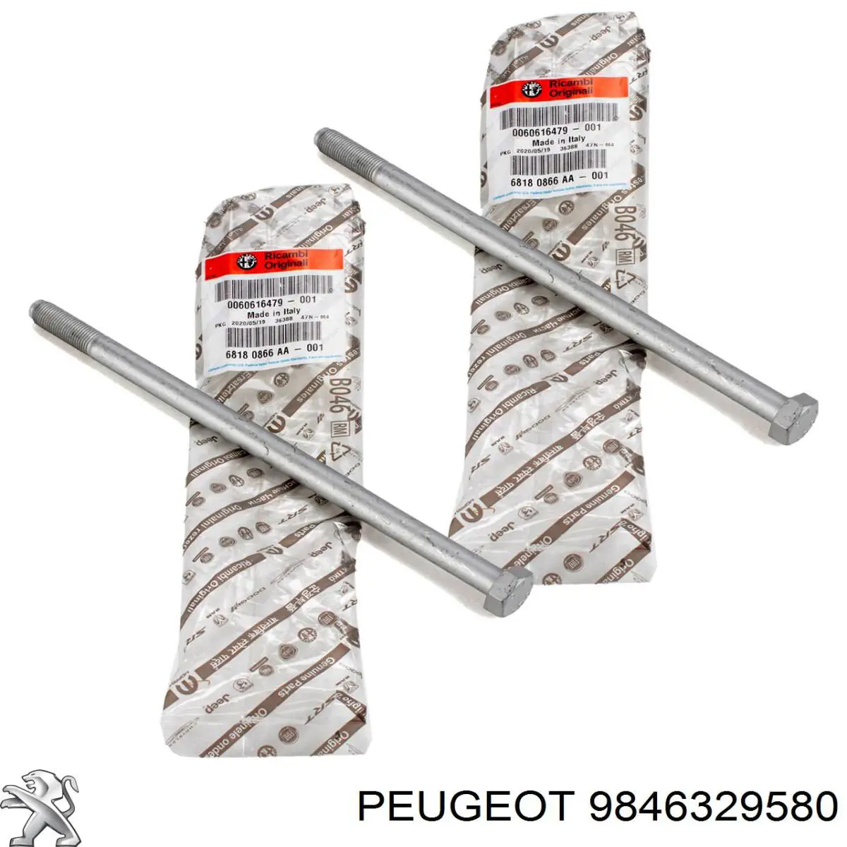 Brazo inferior izquierdo de la suspensión delantera Peugeot/Citroen 9846329580