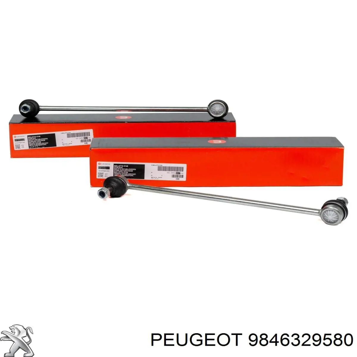 9846329580 Peugeot/Citroen Brazo inferior izquierdo de la suspensión delantera