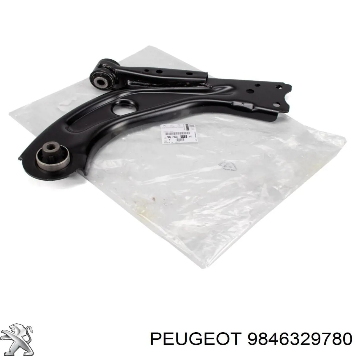 9846329780 Peugeot/Citroen Brazo inferior izquierdo de la suspensión delantera