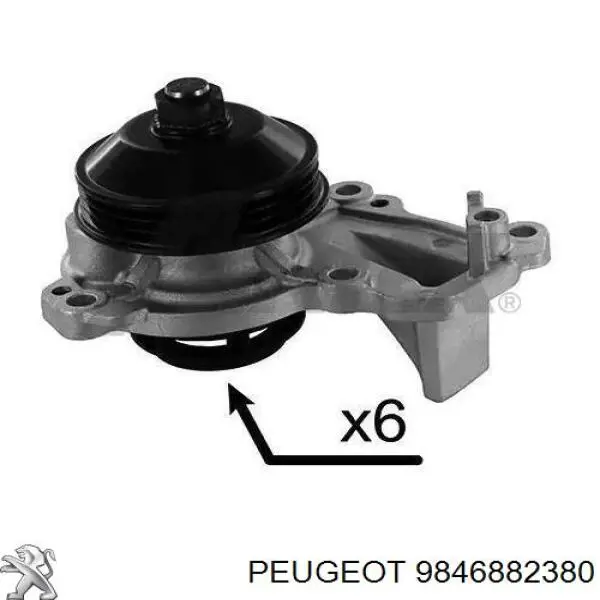 35000606 Ashika Bomba refrigerante coche