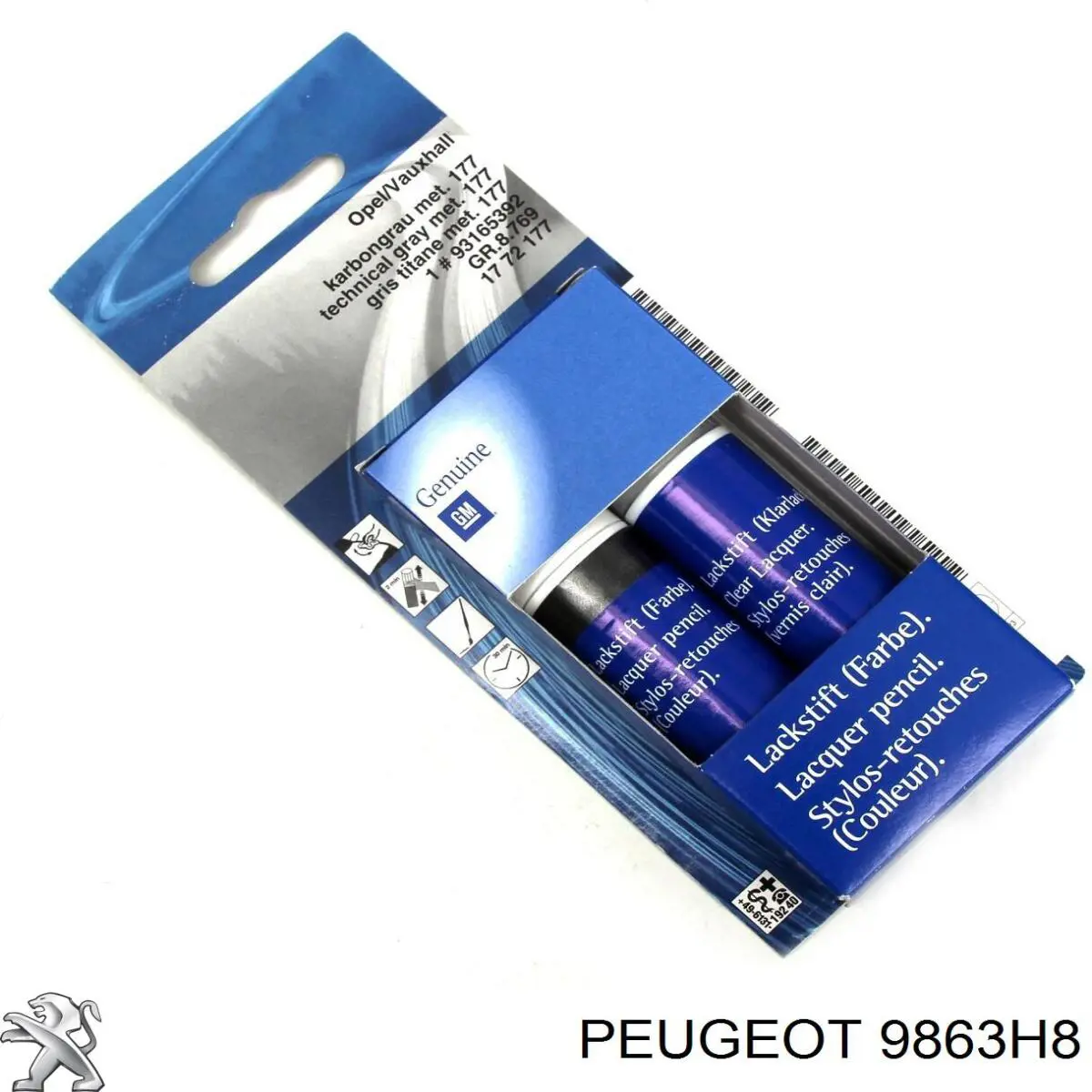 Lápiz de retoque Peugeot/Citroen 1649608780 precio, desde 23,28 EUR