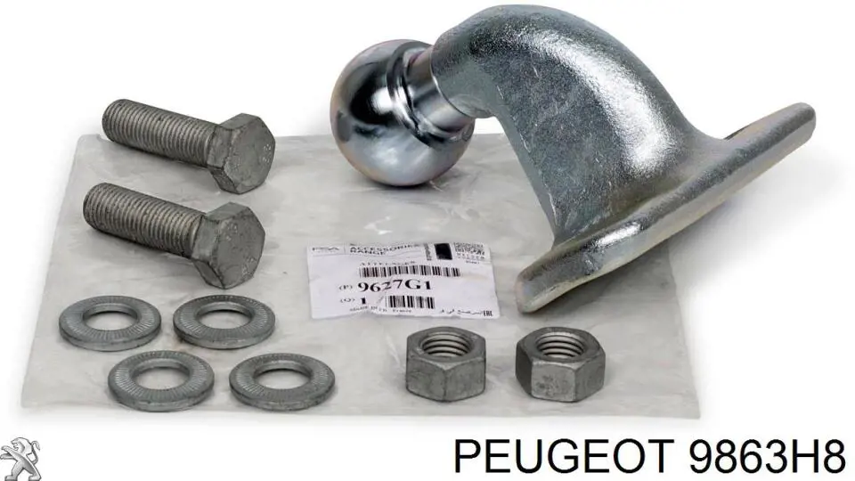 Lápiz de retoque 9863H8 Peugeot/Citroen