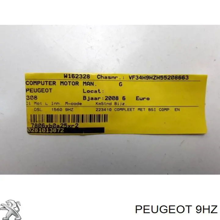 Motor completo Peugeot/Citroen 0135QE precio, desde 1134,01 EUR