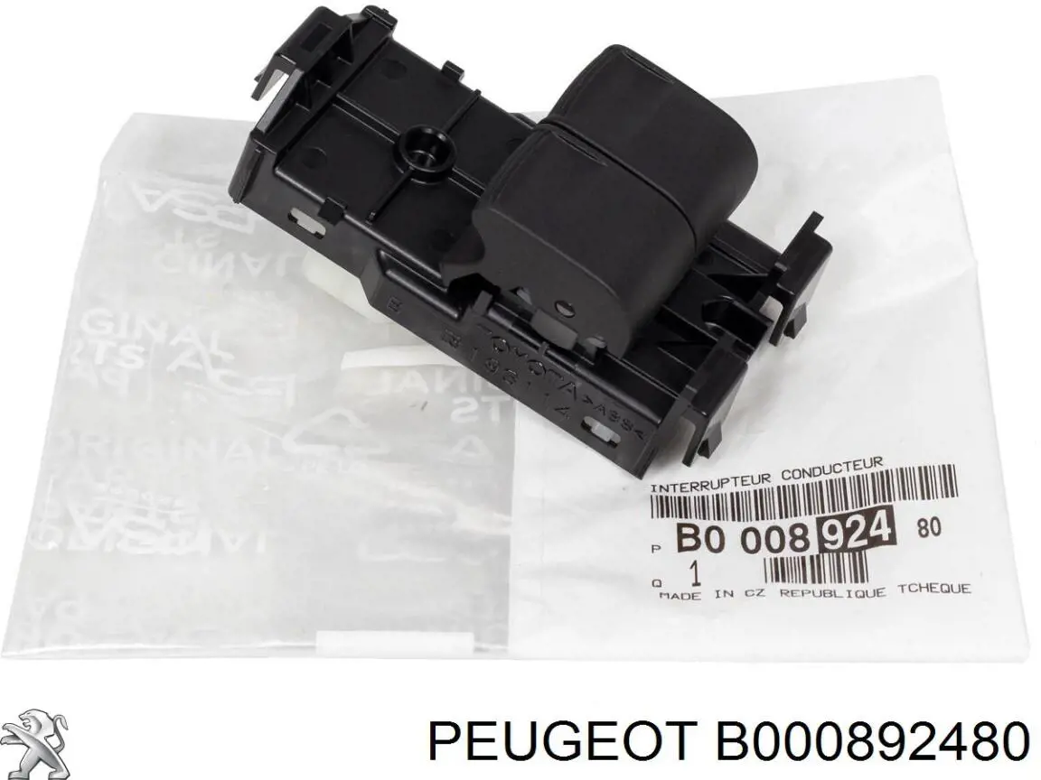 B000892480 Peugeot/Citroen Unidad de control de elevalunas delantera izquierda