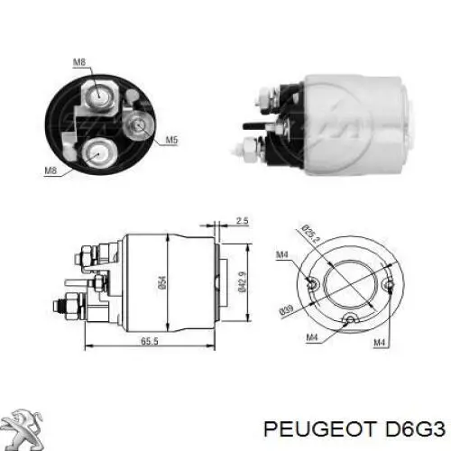 Burro de arranque  Peugeot/Citroen D6G3 precio, desde 92,94 EUR