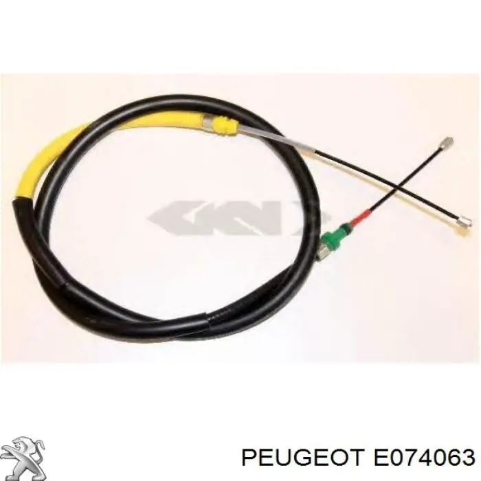 E074063 Peugeot/Citroen cable de freno de mano trasero derecho