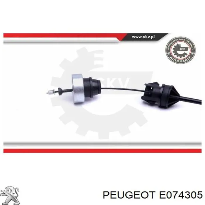 E074305 Peugeot/Citroen cable de embrague