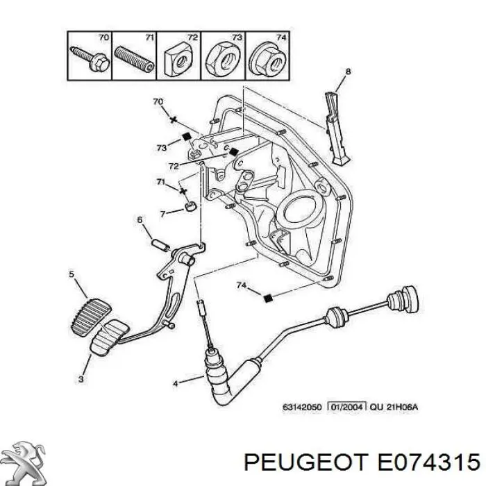 E074315 Peugeot/Citroen