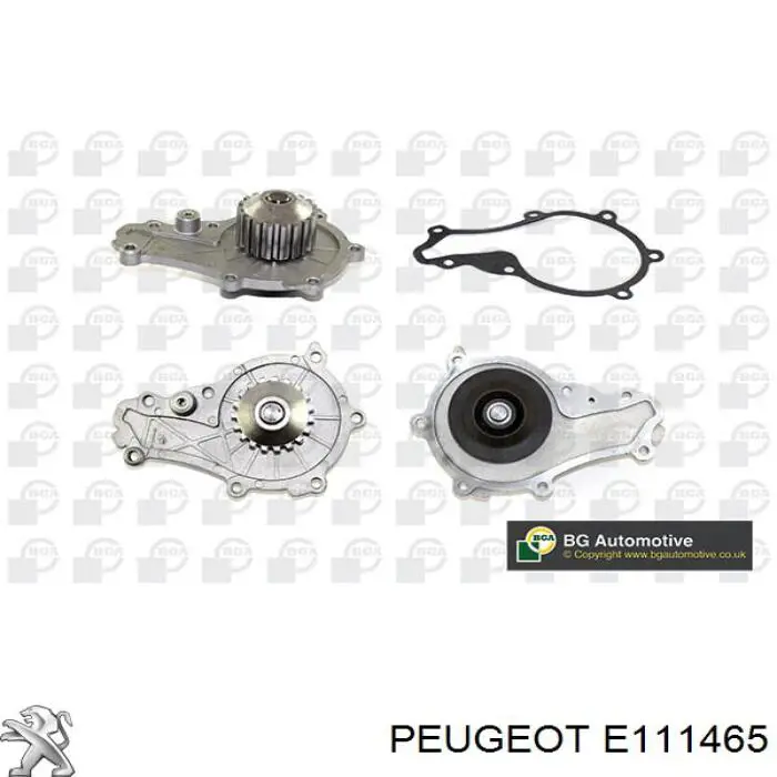 Comprar E111465 Peugeot/Citroen Bomba de agua para motor