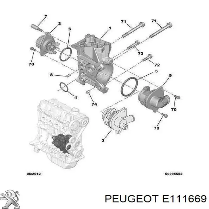 E111669 Peugeot/Citroen