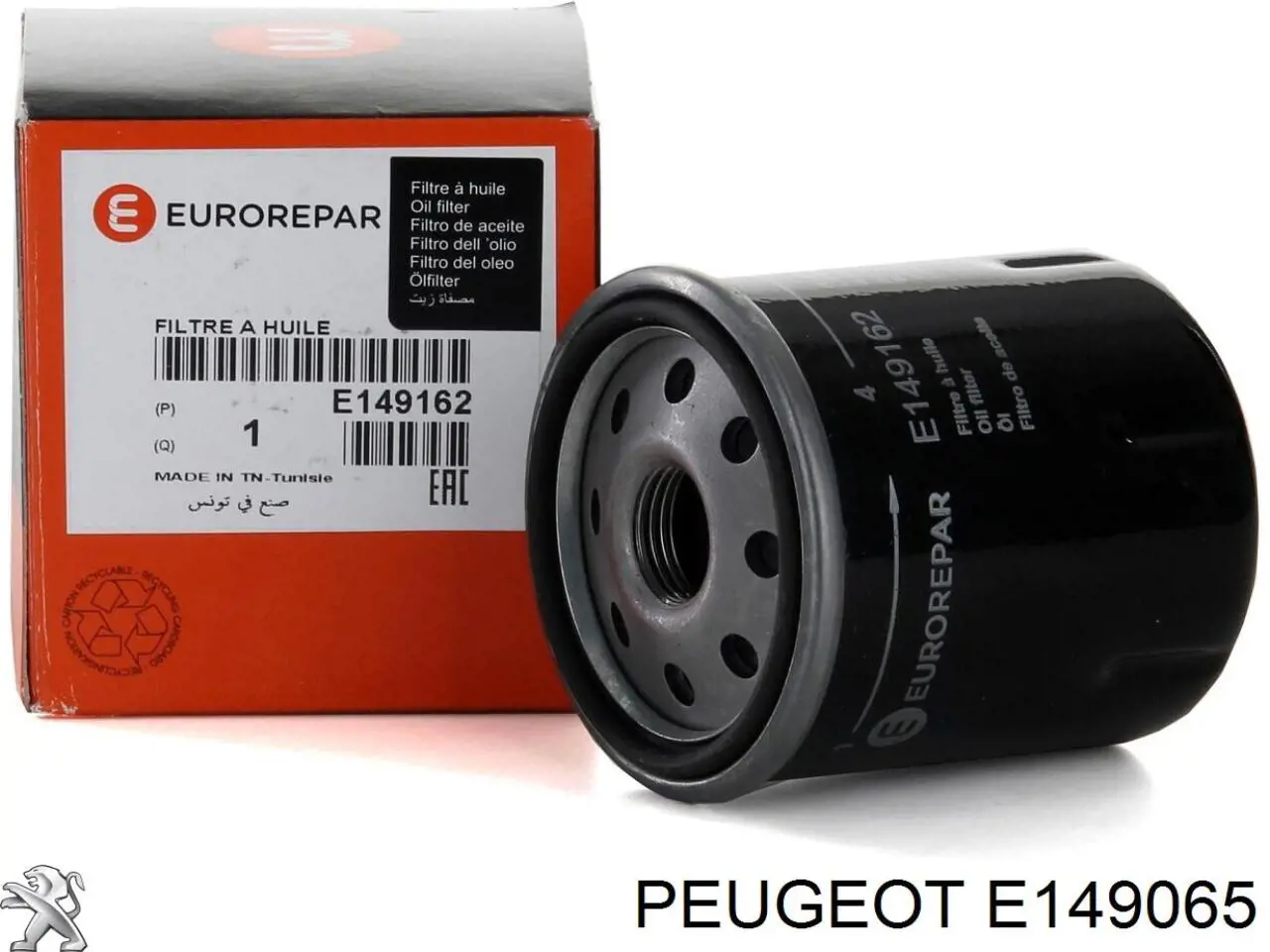 Filtro de aceite Peugeot/Citroen E149065 precio, desde 5,54 EUR