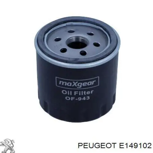 E149102 Peugeot/Citroen filtro de aceite