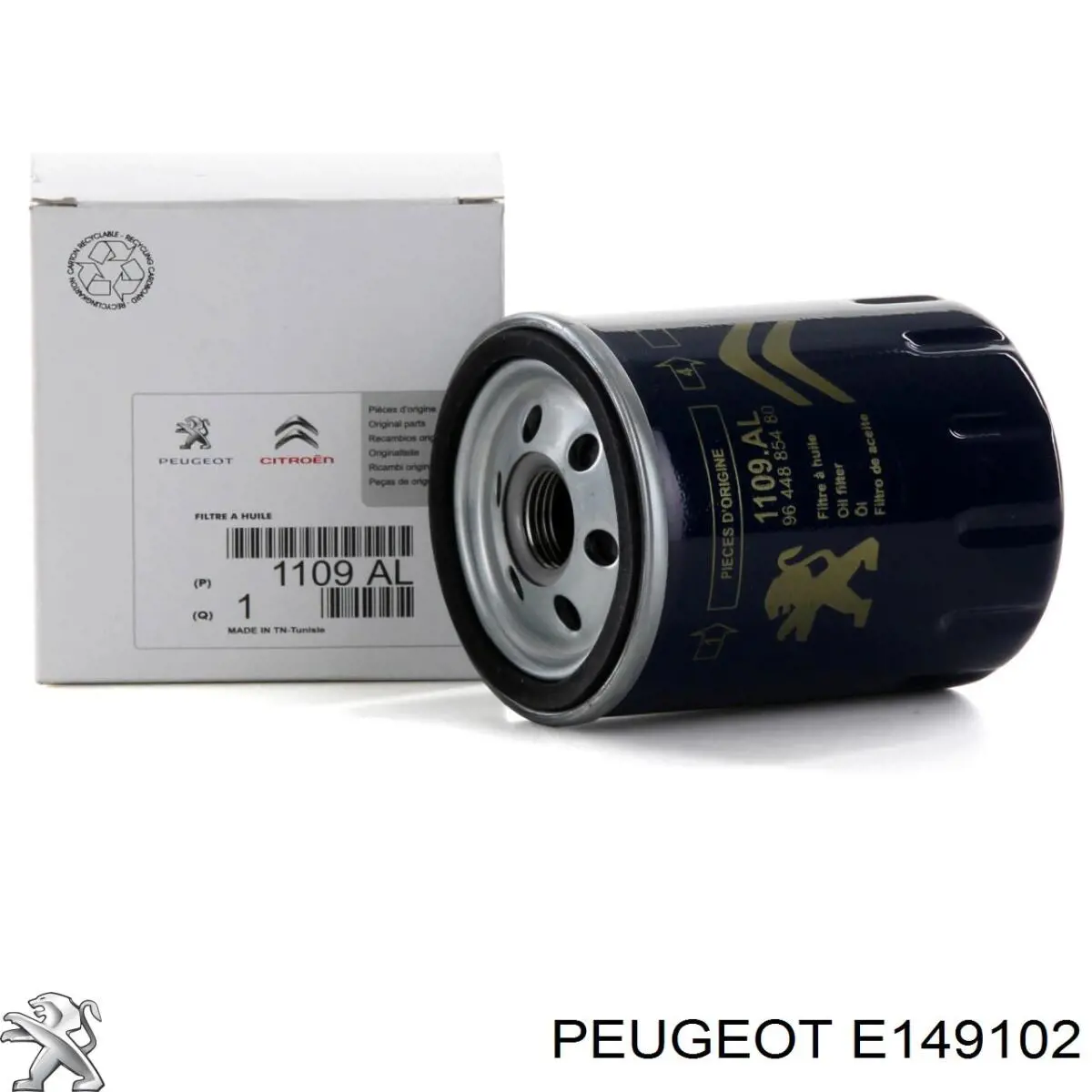 Filtro de aceite Peugeot/Citroen E149102 precio, desde 4,61 EUR