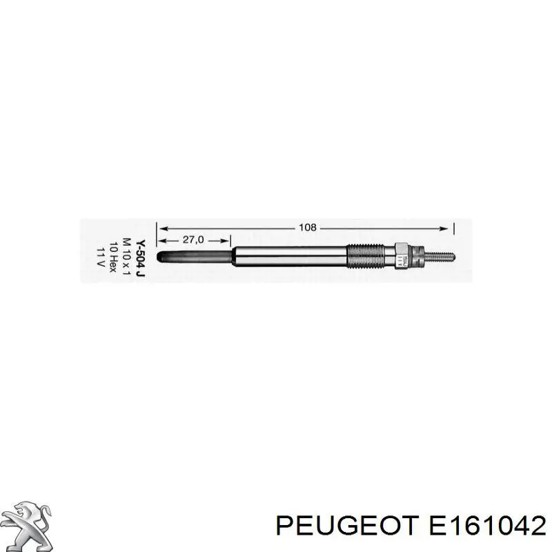 Comprar E161042 Peugeot/Citroen Calentadores diésel