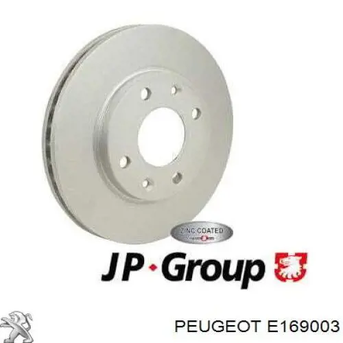 Freno de disco delantero Peugeot 205 1 741A, C