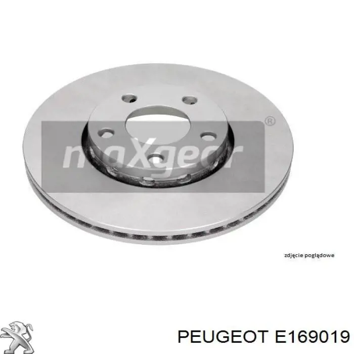 E169019 Peugeot/Citroen disco de freno delantero