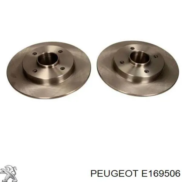 Disco de freno trasero Peugeot/Citroen E169506 precio, desde 60,62 EUR