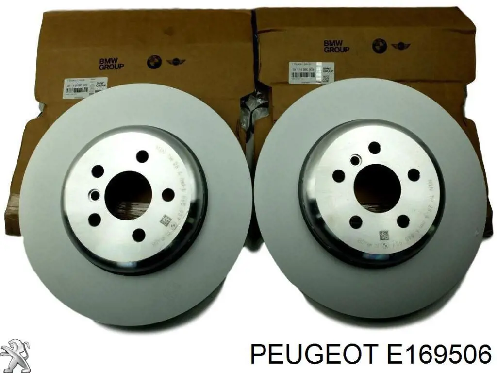 E169506 Peugeot/Citroen disco de freno trasero