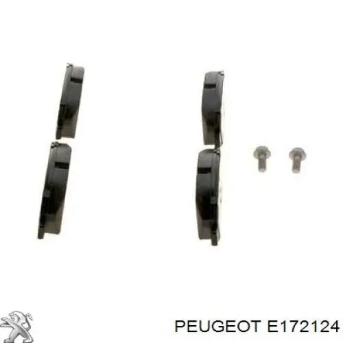 Pastillas de freno E172124 Peugeot/Citroen